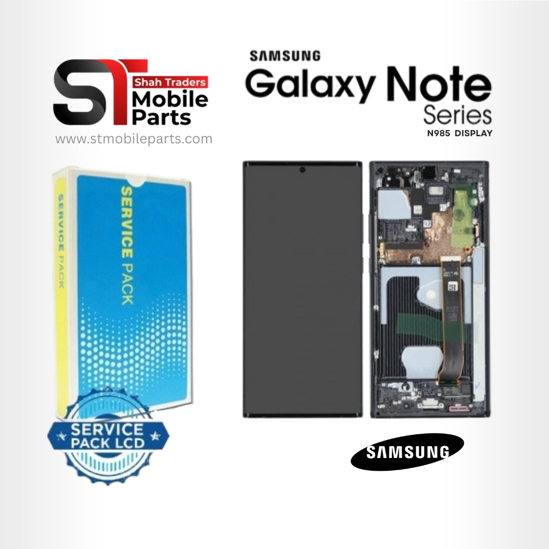 Samsung Galaxy Note 20 Ultra Black Service Pack LCD Display