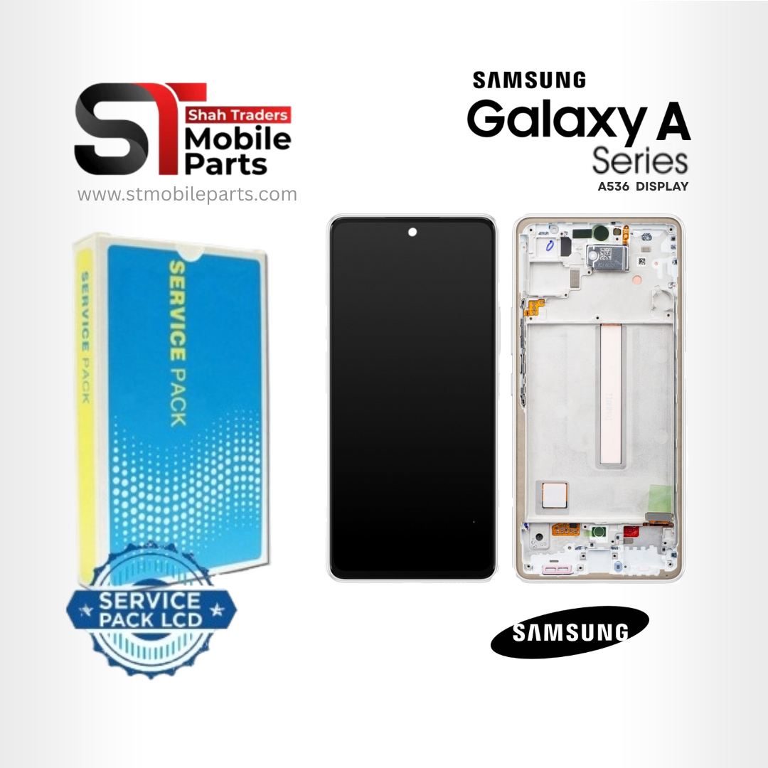 Samsung A53 Colour White Service Pack LCDs