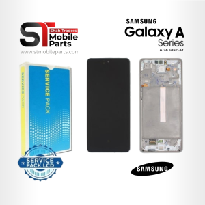 Samsung A73 Colour White Service Pack LCDs