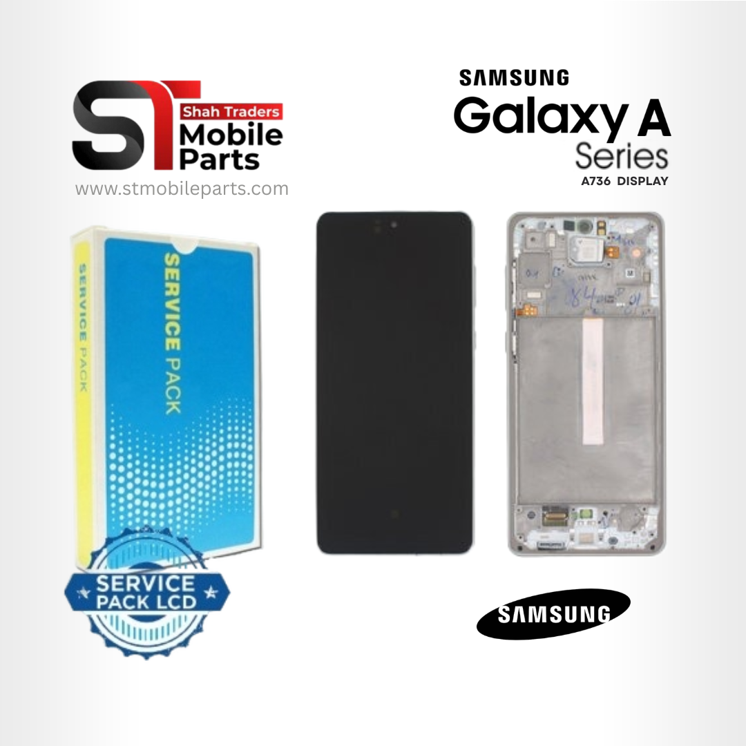Samsung A73 Colour White Service Pack LCDs
