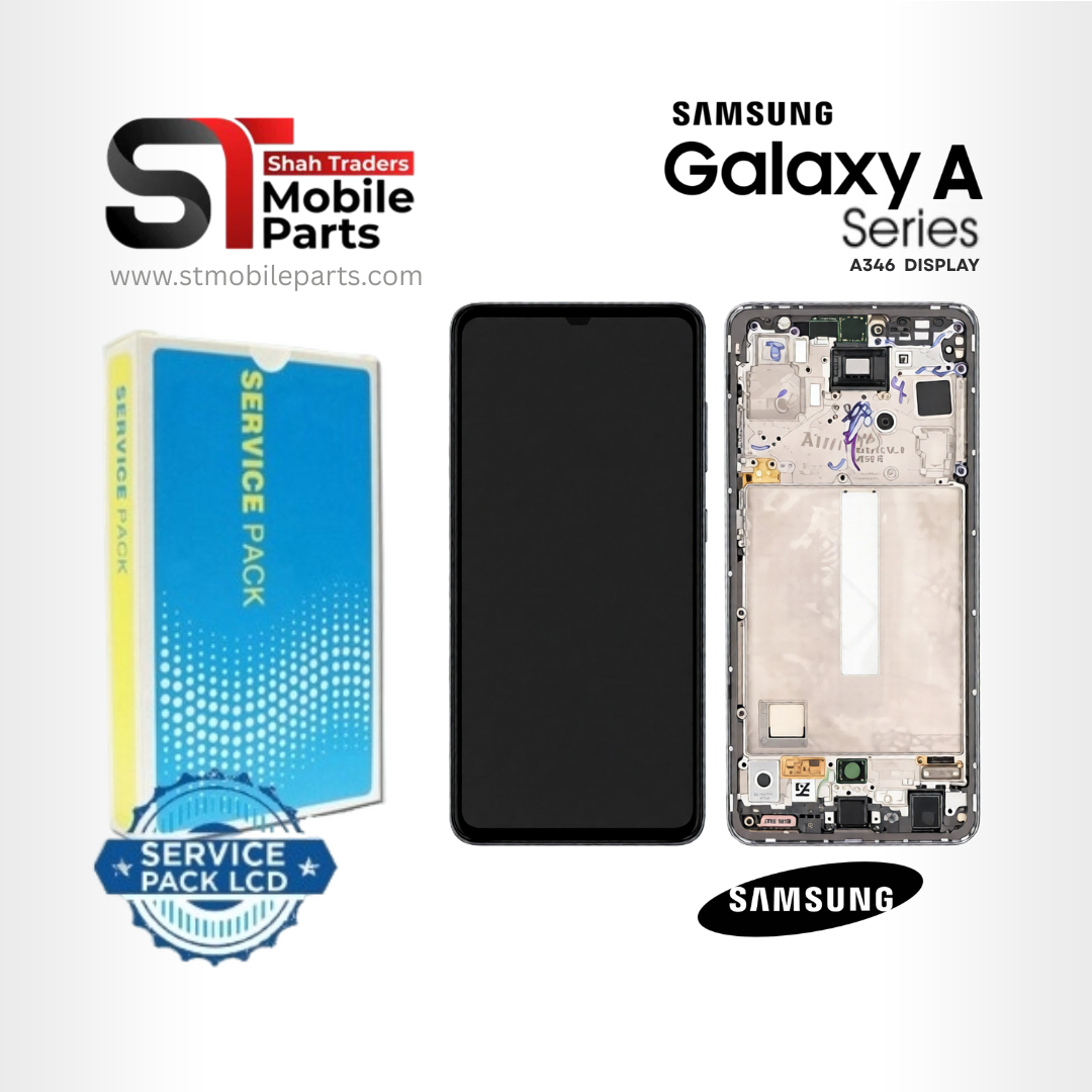 Samsung A34 Colour White Service Pack LCDs