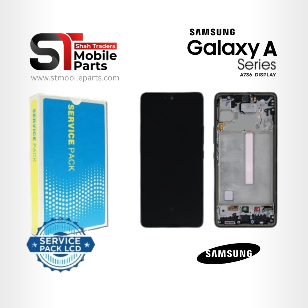 Samsung A73 Colour Black Service Pack LCDs